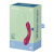 Satisfyer Curvy Trinity 1 - Вакуумный стимулятор + вибратор точки G, 17.5х3.9 см (красный)